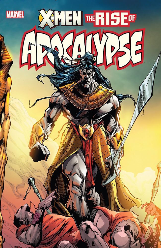 Cover of The Rise of Apocalypse showing young En Sabah Nur in Egyptian dress, comic cover