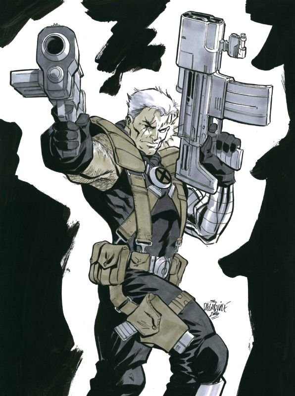 Cable comic art