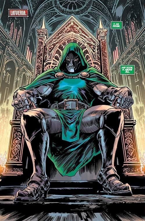 Doctor Doom comic art