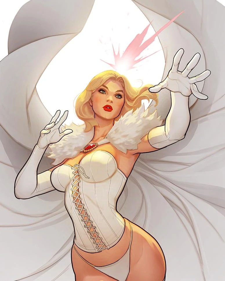 Emma Frost comic art