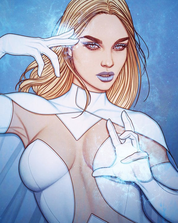Emma Frost comic art