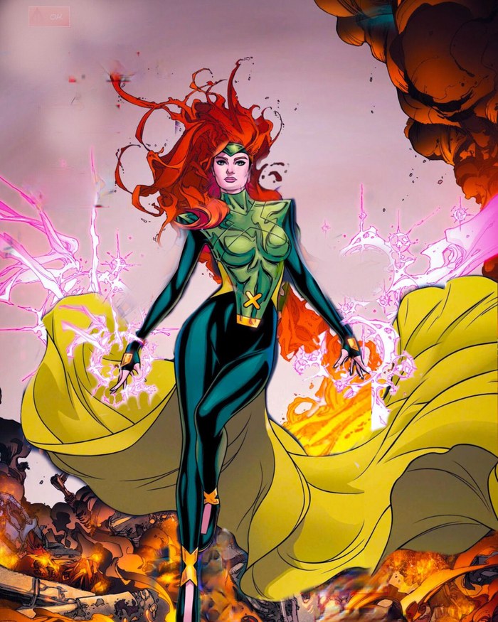 Jean Grey comic art