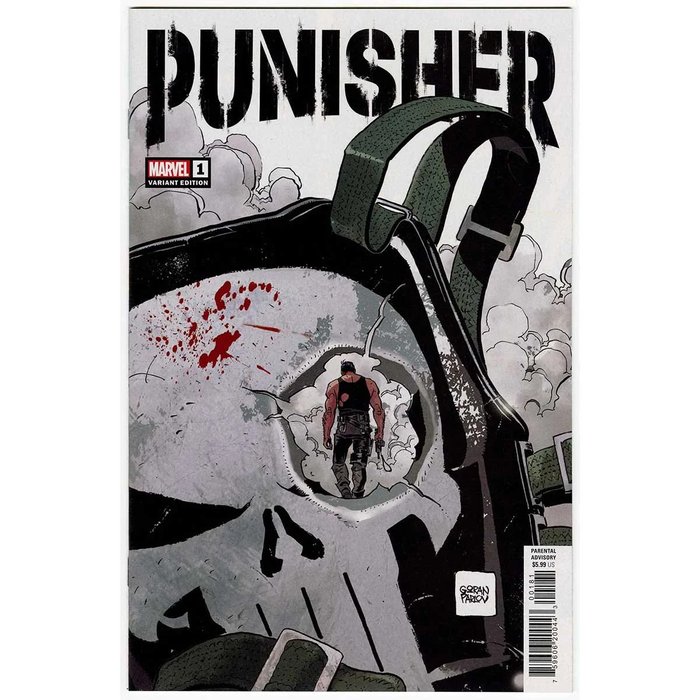 The Punisher comic art