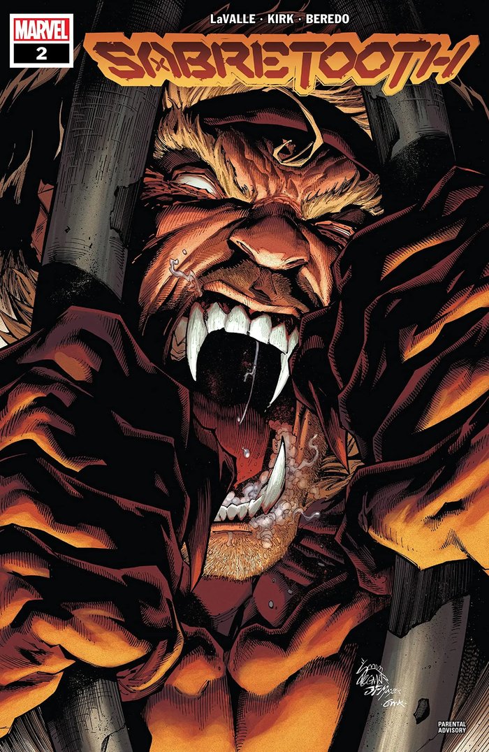 Sabretooth comic art