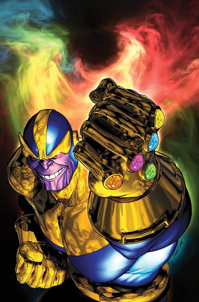 Thanos comic art