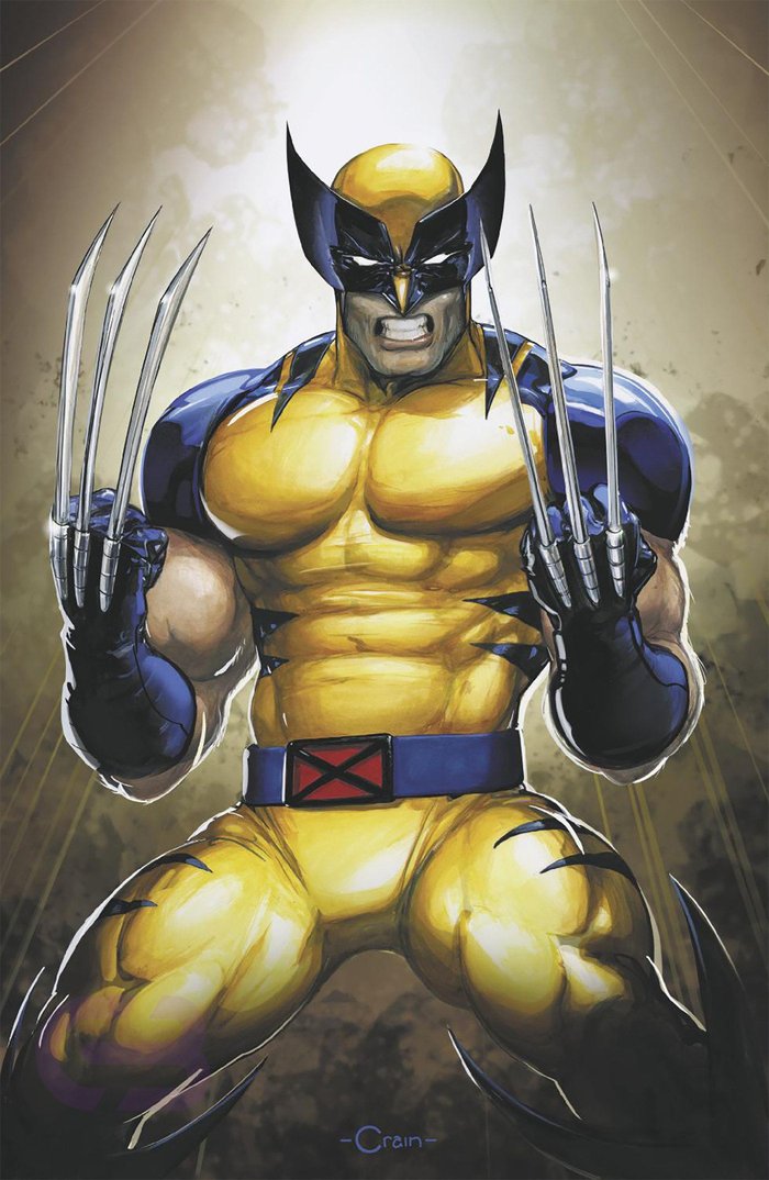 Wolverine comic art