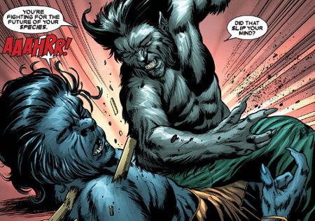 Beast comic art