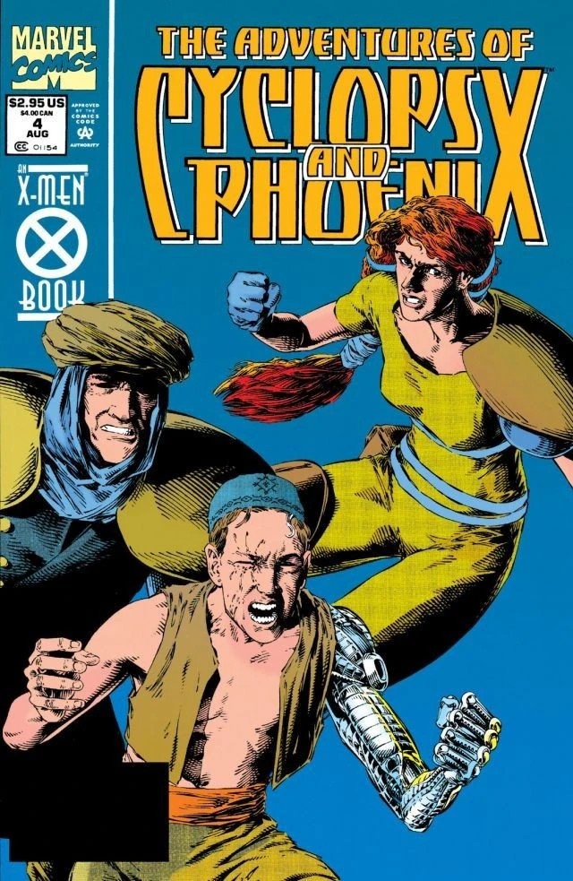 Cover of The Adventures of Cyclops and Phoenix issue 4, 1994