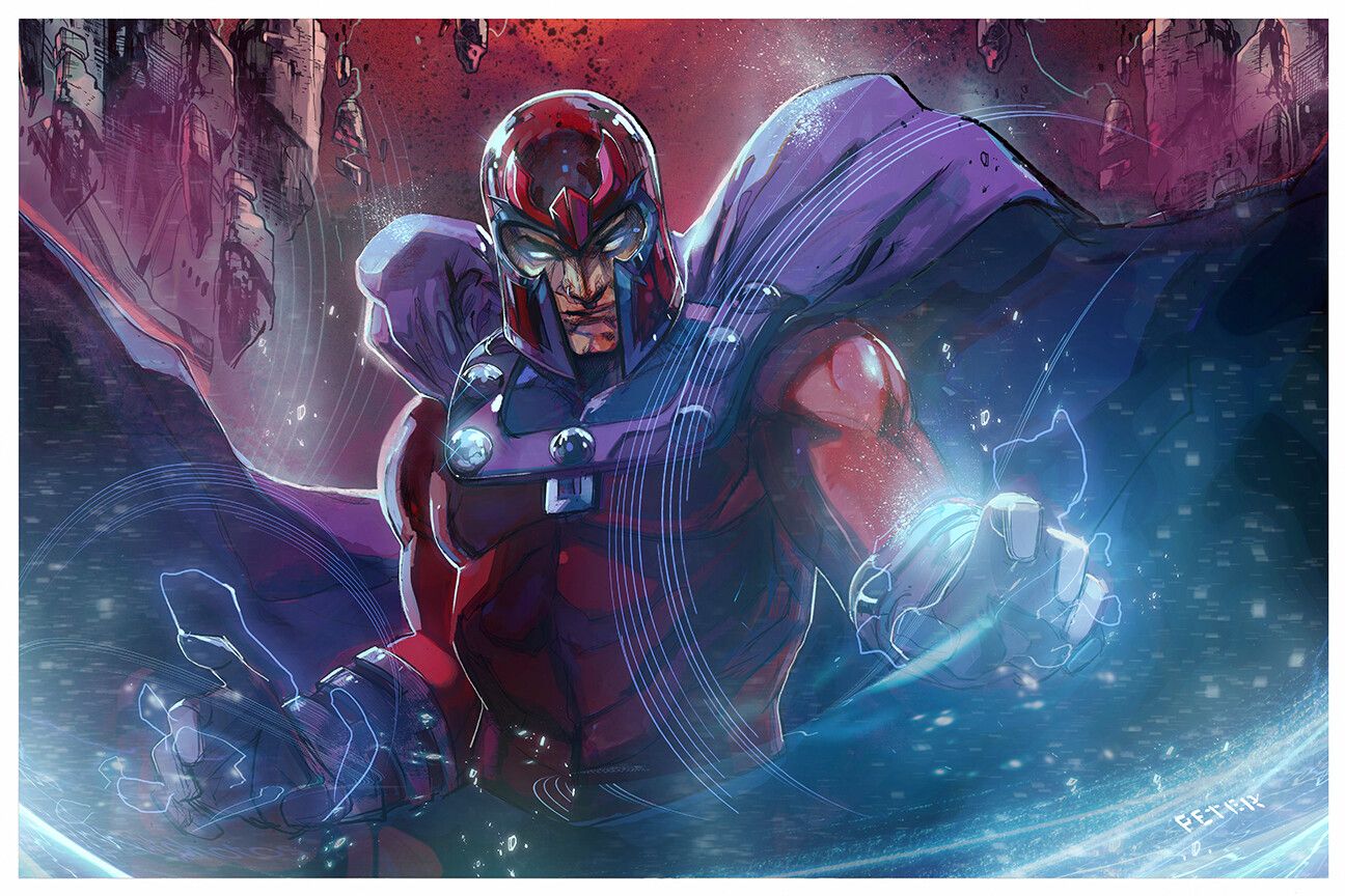Magneto comic art