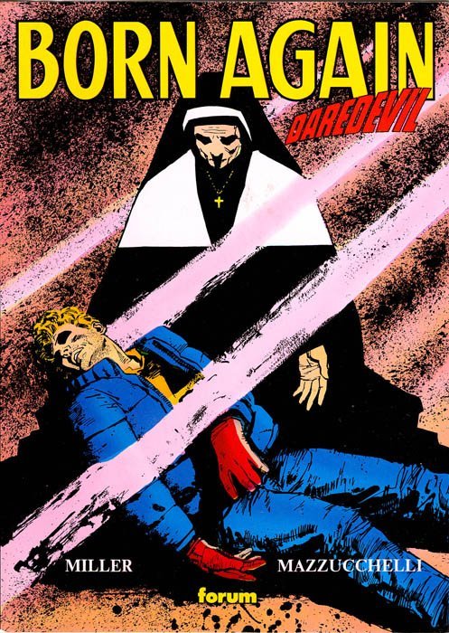Daredevil Born Again comic art