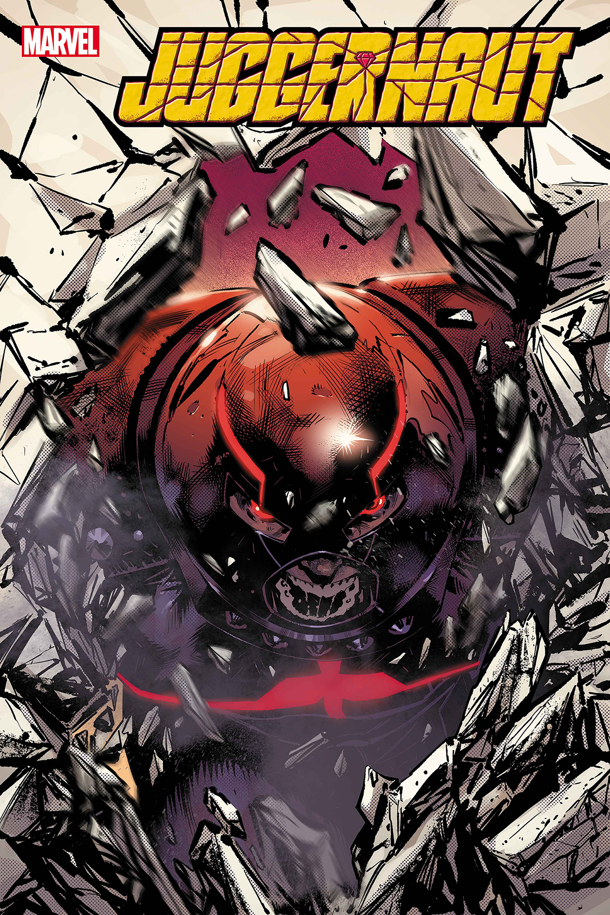 Juggernaut poster art, Cain Marko in his armour