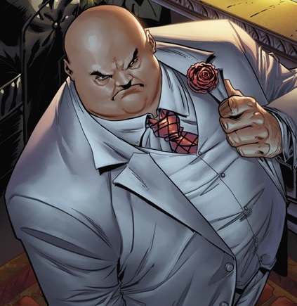 Kingpin comic art: Wilson Fisk in his white suit