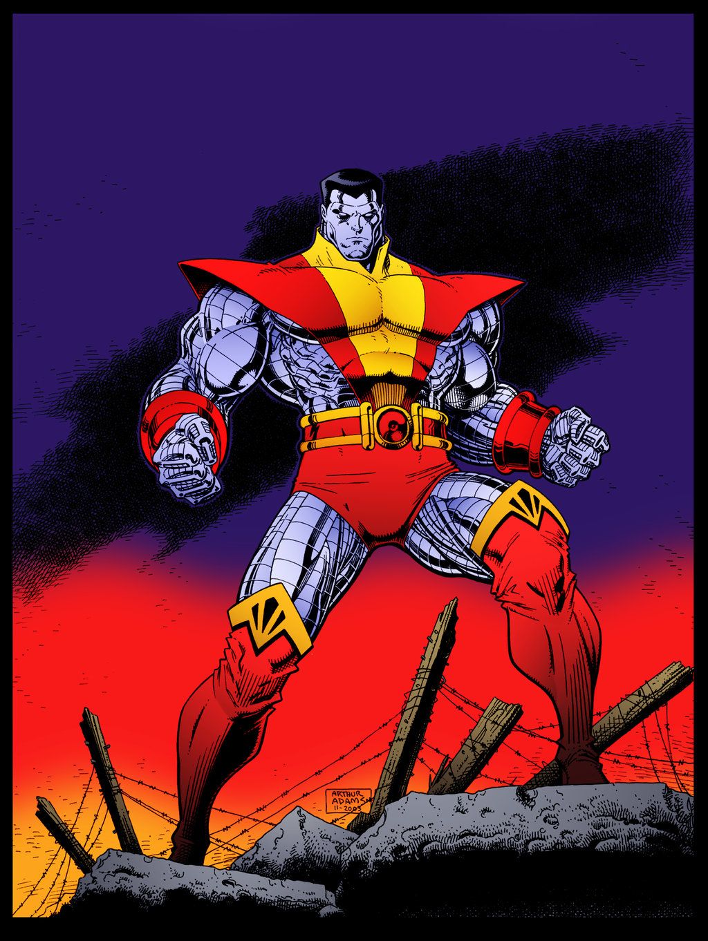 Colossus comic art
