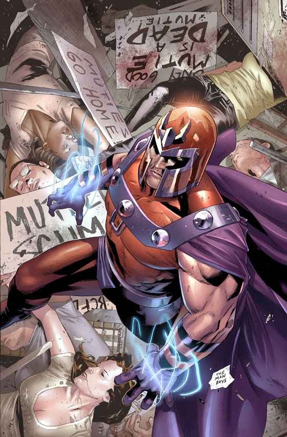 Magneto comic cover art