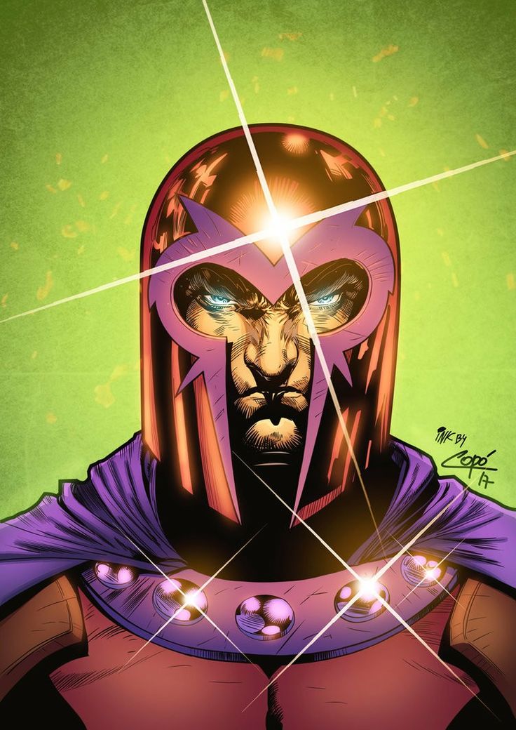 Magneto comic art