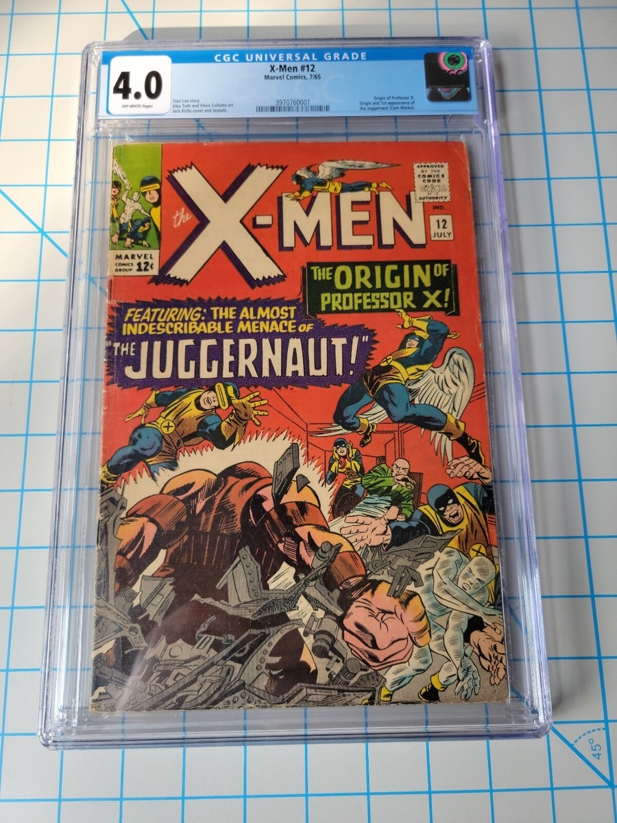 X-Men #12 comic cover, first appearance of Juggernaut