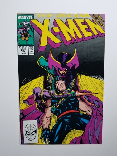 Uncanny X-Men #257 (1989) cover, from the body-swap era