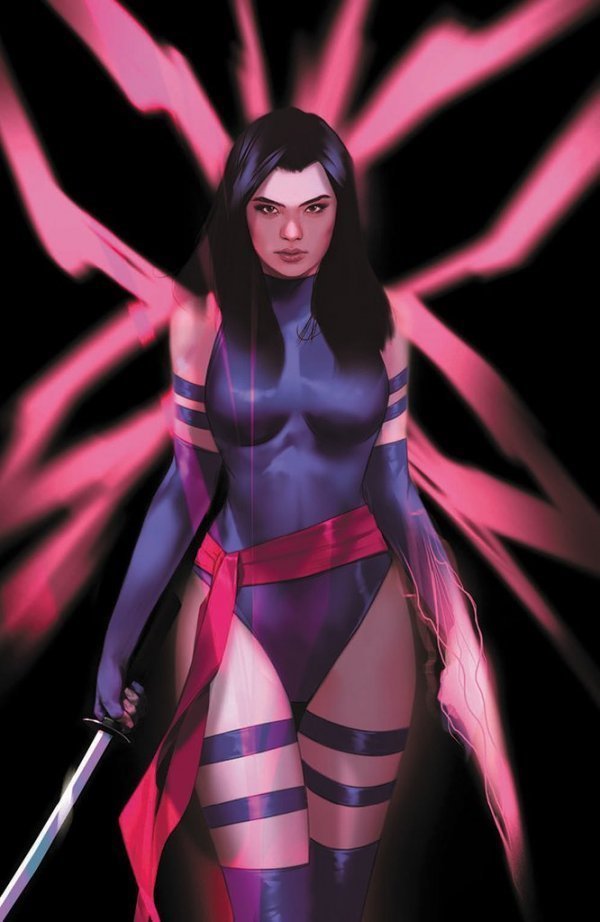Kwannon as Psylocke, Fallen Angels variant art
