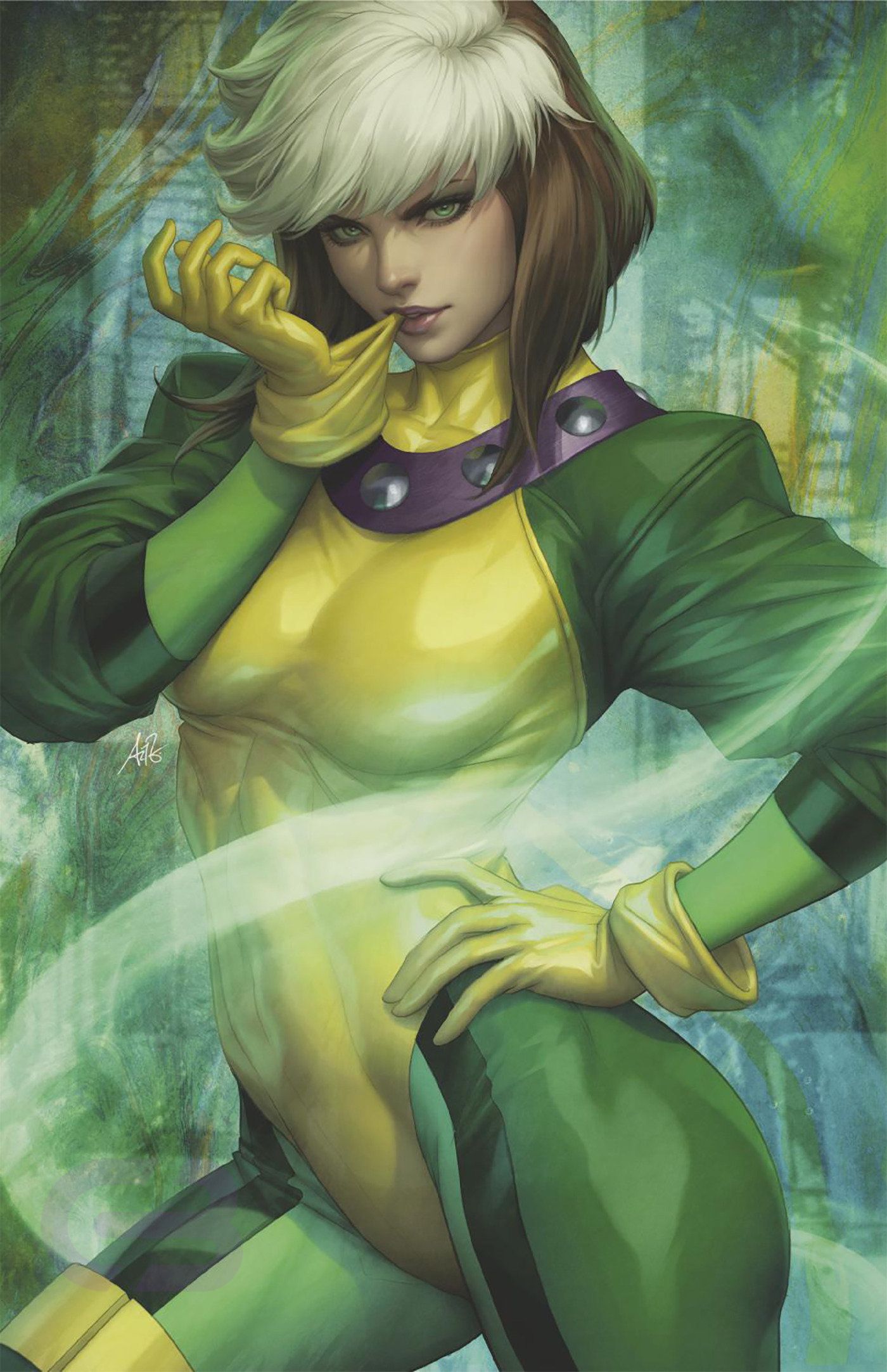 Comic cover art featuring Rogue