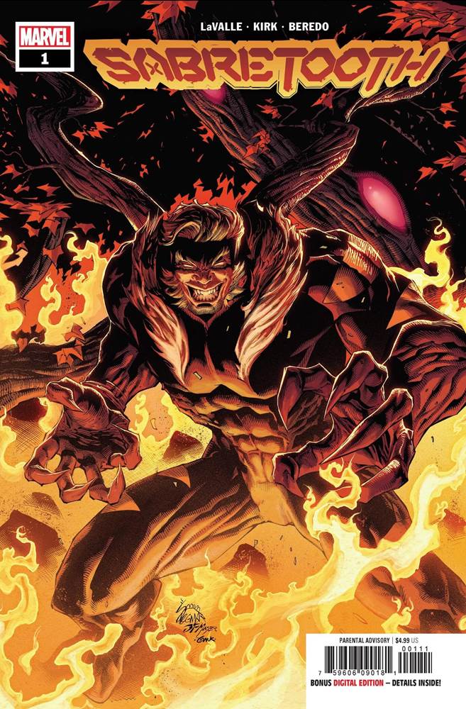 Sabretooth comic cover art