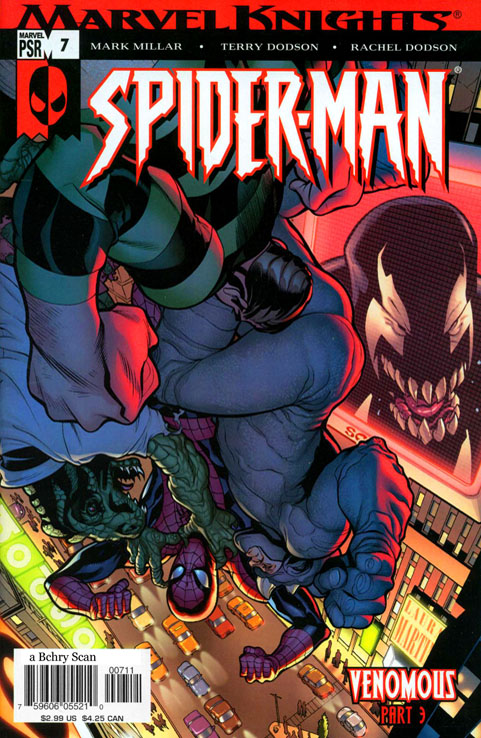 Marvel Knights Spider-Man #7 cover featuring Venom