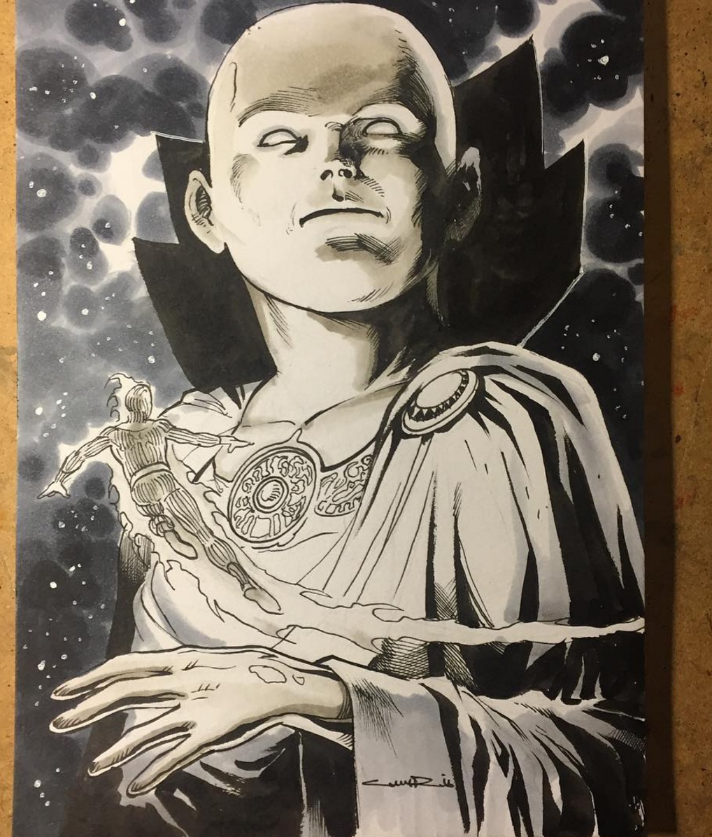 Uatu the Watcher comic art