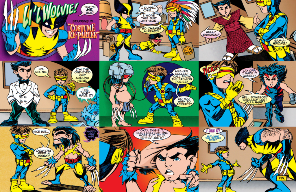 Wolverine costume and form history art